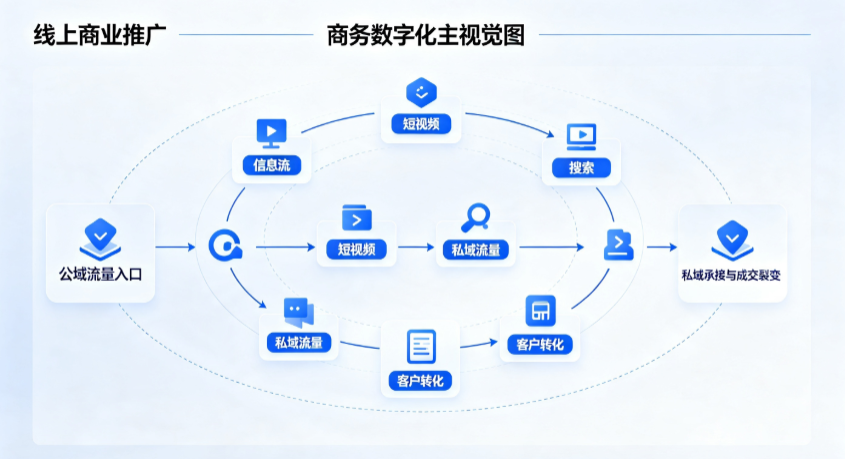 杏花岭区线上商业推广怎么做？全域流量闭环搭建与低成本转化实战指南
